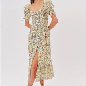 For Love & Lemons Riley midi dress